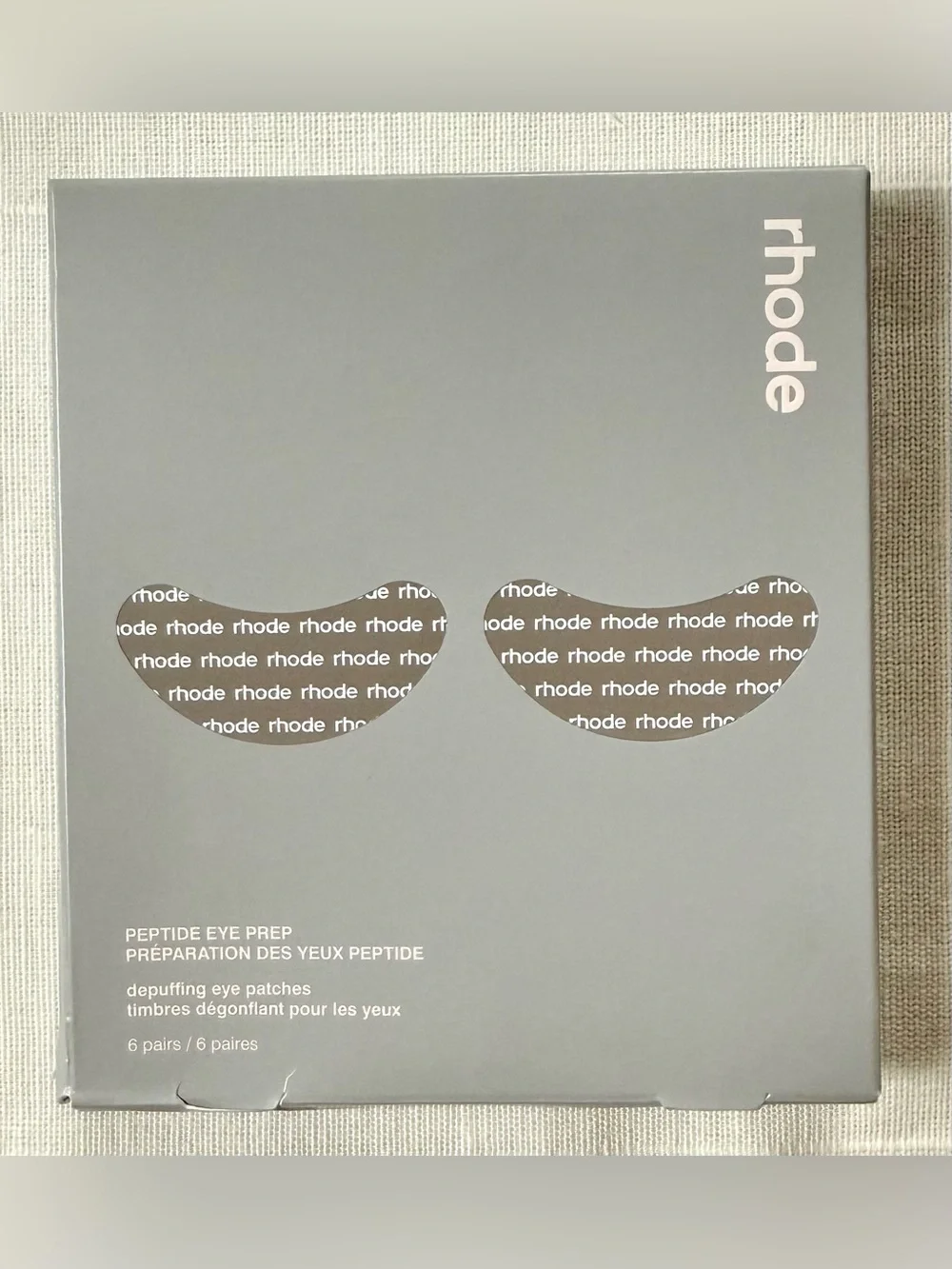 Rhode Peptide Eye Prep Depuffing Eye Patches NWT